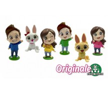 MECONTROTE Set COMPLETO 6 FIGURE MiniDoll Sofì Luì Kira e Ray 100% Originale Giochi Preziosi