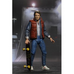 FIGURA Ultimate MARTY McFLY 18cm da PART 1 Ritorno al Futuro Originale Ufficiale NECA