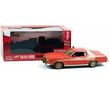 STARSKY And HUTCH Model FORD GRAN TORINO 1976 20cm Weathered Scale 1/24 DieCast Greenlight