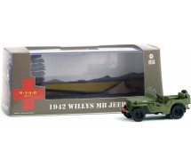 Model Car WILLYS 1942 MB JEEP 8cm Scale 1/43 Telefilm MASH DieCast Greenlight