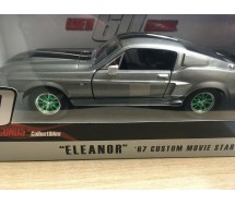 Model 1967 CUSTOM MUSTANG Eleanor GONE IN 60 SECONDS Scale 1:43 Chase Version