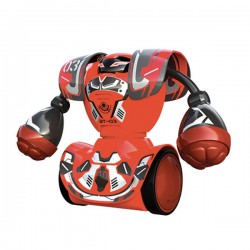 BOX DAMAGED SINGLE PACK 1 x ROBO KOMBAT Electronic R/C Robot (RED) ORIGINAL Rocco Giocattoli SILVERLIT