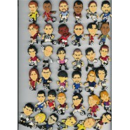 Rarissimo SET COMPLETO 36 MAGNETI Figure Caricature CALCIATORI 2002-2003 Collezione PANINI Bomberini