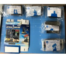 SET 5 Figure Diorama STAR WARS Tomy Japan SERIE 2 Luke Yoda Boba Fett Darth Vader