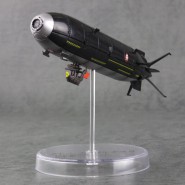 Raro Modello 13cm NAVE Dirigibile QUEEN EMERALDAS Versione NERA Trading Figure GIAPPONE Harlock LEIJI MATSUMOTO Mechanical