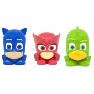 PJ MASKS Complete LOT 3 Mini FIGURES Mash'ems Super Squishy Owlette Catboy Gekko 3cm ORIGINAL