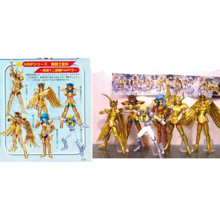 RARE Complete Set 6 Figures Saint Seiya 