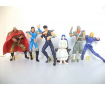 Rare COMPLETE SET 6 Figures 8cm KEN SHIRO PART 1 Bandai JAPAN Gashapon