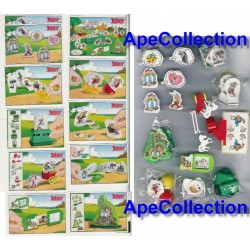 Complete Set Gadgets ASTERIX 2004 Magnets etc. Serie KINDER FERRERO Choco Eggs