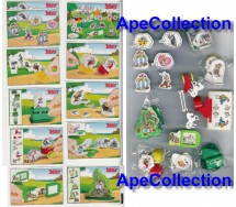 Complete Set Gadgets ASTERIX 2004 Magnets etc. Serie KINDER FERRERO Choco Eggs