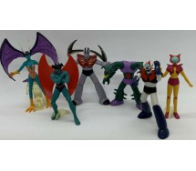 RARE Complete Set 6 Figures MAZINGER and DEVILMAN Gashapon BANDAI Japan