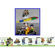 DRAGONBALL Z Figure Diorama GOKU GOHAN with BLACK MOTORCYCLE from Bandai MINI SELECTION Trading Figure