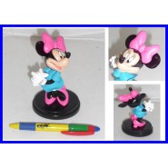 RARA Figura 6cm MINNIE Mouse ABITO BLU Disney De Agostini 3D Collection SERIE 1