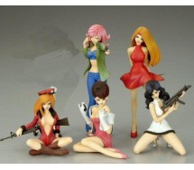 5 Trading Figures MONKEY PUNCH CUTIES Girls YAMATO Story Image Figure RARE