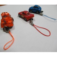 COMPLETE SET 3 Mini Figure 3cm Characters Cars Sally Mater Lightning McQueen Danglers Keyholder