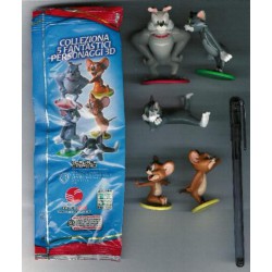 RARO Set 5 Figures TOM E JERRY Original SALATI PREZIOSI Trading Figures