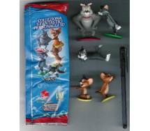 RARO Set 5 Figures TOM E JERRY Original SALATI PREZIOSI Trading Figures