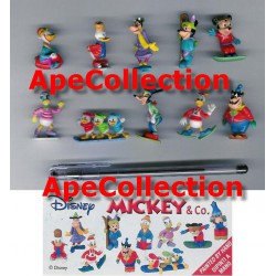 RARO Complete Set 10 Mini Figures 3cm Mickey Mouse MINNIE DISNEY ZAINI