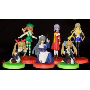 CLOVER HEARTS Manga Anime Trading Figure RARE Set 6 Figures Original Japan