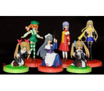 CLOVER HEARTS Manga Anime Trading Figure RARE Set 6 Figures Original Japan