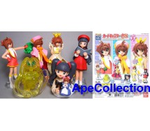 Raro SET 6 Figure Collezione SAKURA CARD CAPTOR PART 2 Manga Anime JAPAN Originali BANDAI Gashapon