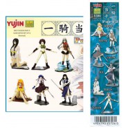 RARO Set 6 Figure IKKI TOUSEN Sexy Girls PART 2 Originali YUJIN Giappone Gashapon 