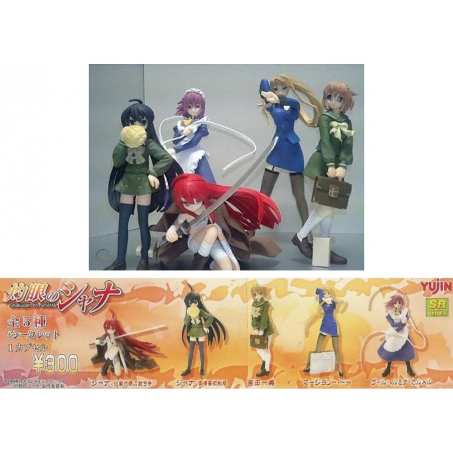 Yujin SR Ikki Tousen Part 2 Full Set 6 Collection Gashapon Capsule Figure Japan 