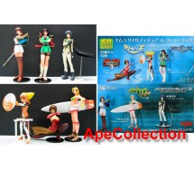 RARO Set 6 Figure NAMCO GALS PART 5 Girls RETRO Videogame Originali YUJIN Giappone Gashapon TEKKEN etc