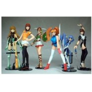 RARE Set 6 Figures NAMCO GALS PART 4 Girls RETRO Videogames  Original YUJIN Giappone Gashapon  TEKKEN etc.