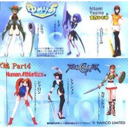 RARO Set 6 Figure NAMCO GALS PART 4 Girls RETRO Videogame Originali YUJIN Giappone Gashapon TEKKEN etc