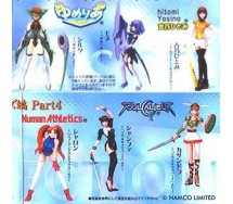 RARO Set 6 Figure NAMCO GALS PART 4 Girls RETRO Videogame Originali YUJIN Giappone Gashapon TEKKEN etc