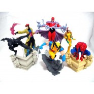 Rare SET 6 Figures MARVEL SUPER HEROES PART 2 Original BANDAI Gashapon JAPAN Spiderman Wolverine etc.