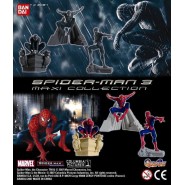 Raro SET 6 Figure Collezione SPIDERMAN Uomo Ragno MAXI COLLECTION Originali BANDAI Gashapon 