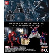 Raro SET 6 Figure Collezione SPIDERMAN Uomo Ragno MAXI COLLECTION Originali BANDAI Gashapon 