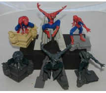 Rare SET 6 Figures SPIDERMAN MAXI COLLECTION Original BANDAI Gashapon