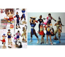 SET 6 Figure CAPCOM GALS Girls PART 2 Manga Anime GASHAPON Original BANDAI JAPAN