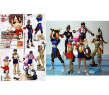 SET 6 Figure CAPCOM GALS Girls PART 2 Manga Anime GASHAPON Original BANDAI JAPAN
