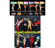 RARE Set 6 Figures SEGA GALS PART 2 Girls RETRO Videogames  Original YUJIN Giappone Gashapon  TEKKEN etc.