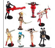 RARO Set 8 Figure SEGA GALS PART 2 Girls Inclusi SECRETS RETRO Videogame Originali YUJIN Giappone