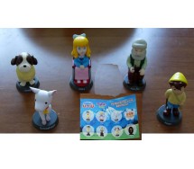 HEIDI Raro LOTTO 5 Figure CLARA FIOCCO PETER Trading Figures RUNA Japan 30 anniversario