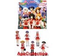 Raro SET 6 Figure Collezione TO HEART PART 2 Manga Anime JAPAN Originali BANDAI Gashapon