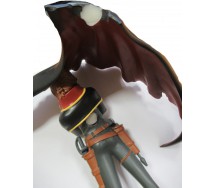 BROKEN FIGURE Ultra RARE Figure 20cm CAPITAN HARLOCK From The Manga Albator Anime Colletion Manga Distribution