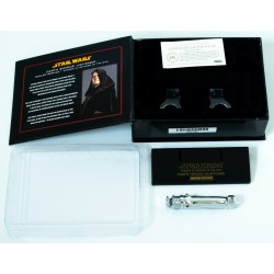 Star Wars SPADA LASER DARTH SIDIOUS 9cm Con Stand Replica In Scala Episodio 3 Esclusiva Europea Master Replica