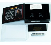 Star Wars SPADA LASER DARTH SIDIOUS 9cm Con Stand Replica In Scala Episodio 3 Esclusiva Europea Master Replica