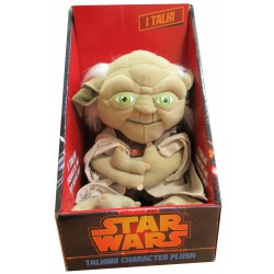 Plush Soft TOy YODA Talking In Box 20cm Official ORIGINAL STAR WARS Play By Play