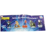 SET 5 Mini Figure SPIDERMAN Figure Collection UOMO RAGNO Venom Goblin Black Cat TORTA