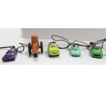 TOMY Set 8 FIGURES Disney CARS Danglers Guido Lightning McQueen Luigi etc