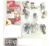 SET 9 Figures DRAGONBALL GT Soul Of Hyper Figuration PART 2 Version GREY Original BANDAI Japan Gashapon Trading Figures