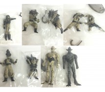 SET 9 Figures DRAGONBALL GT Soul Of Hyper Figuration PART 2 Version GREY Original BANDAI Japan Gashapon Trading Figures