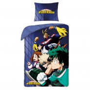 Bed Set MY HERO ACADEMIA Shoto All Might Izuku Faces With Bag DUVET COVER 140x200 Cotton